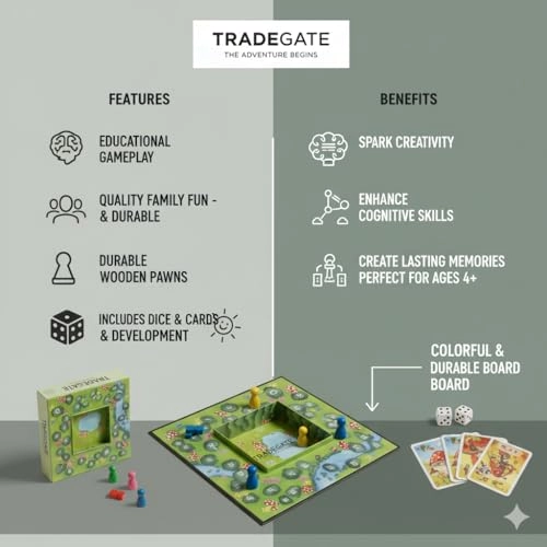 Adventure Board Game - Family Multiplayer Number Cards