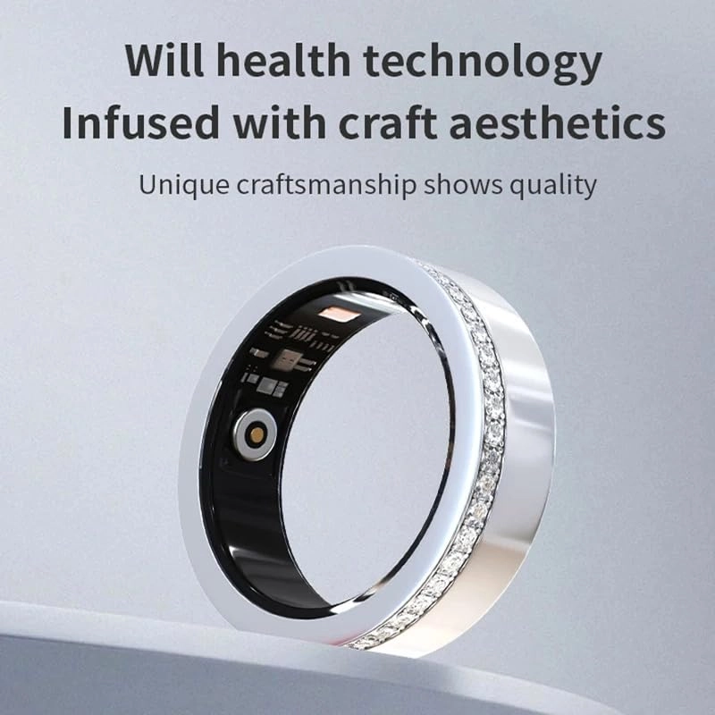 Smart Ring - IP68 Waterproof Heart Rate Blood Oxygen