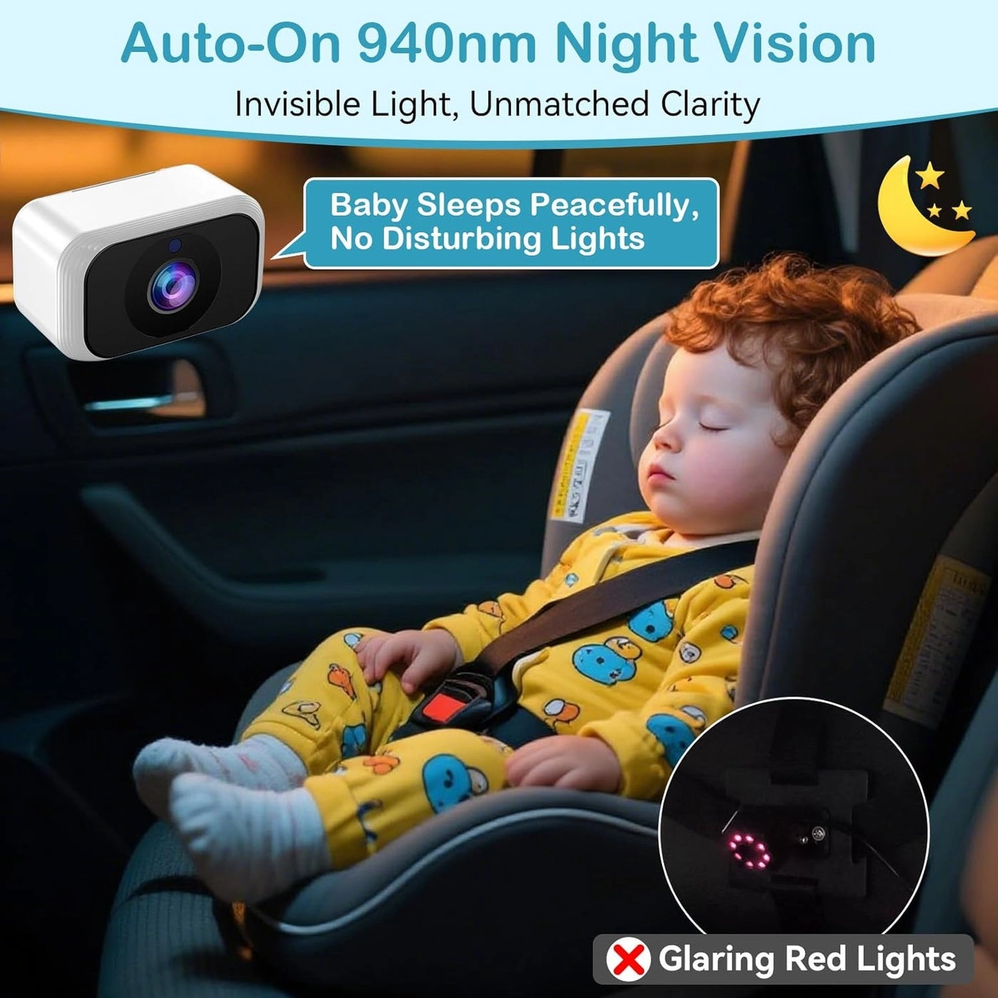 Baby Car Camera - 7 Inch