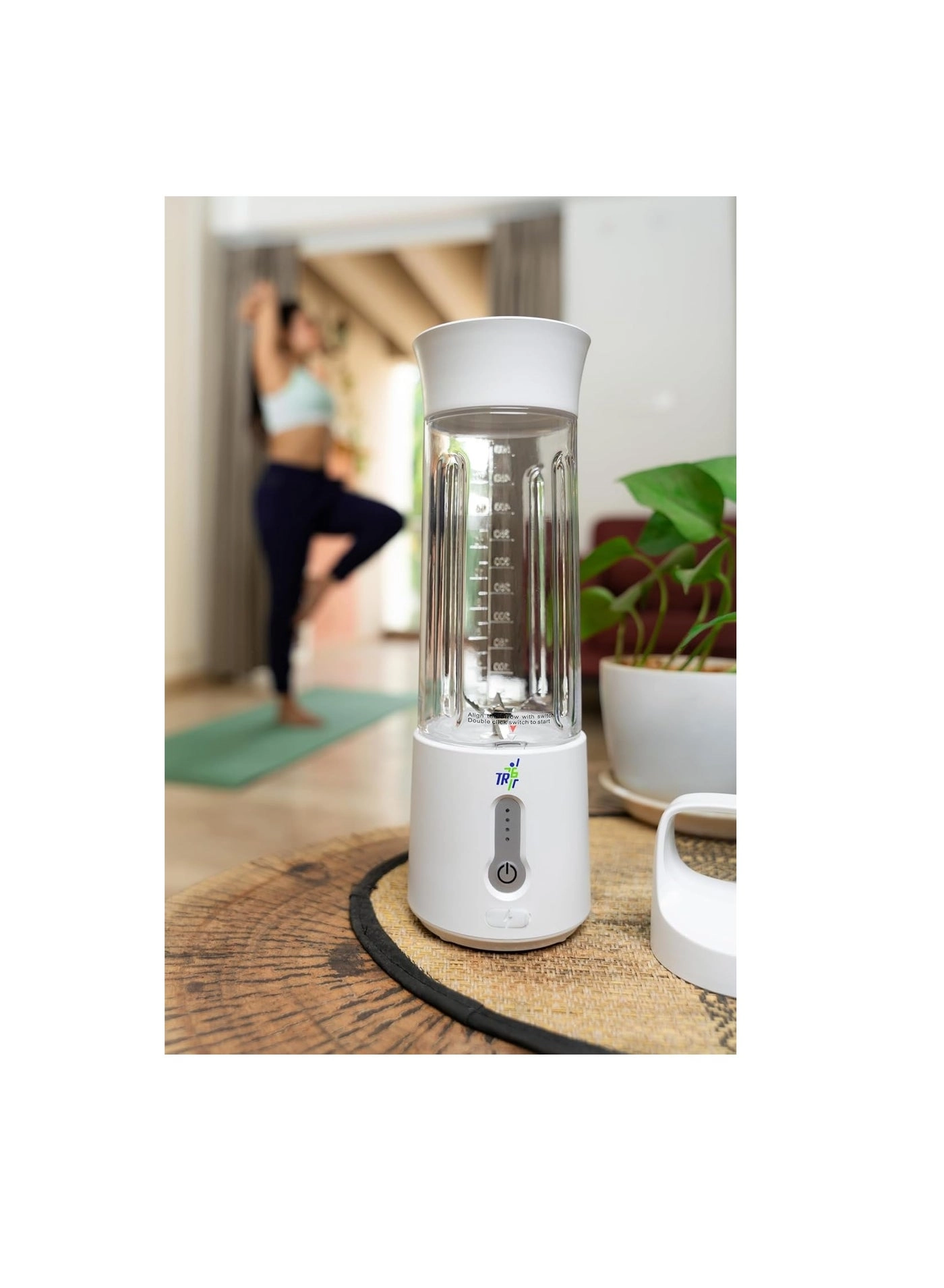 Blendmate Pro - Portable Blender USB-C 4000mAh Handle Lid (Grey)