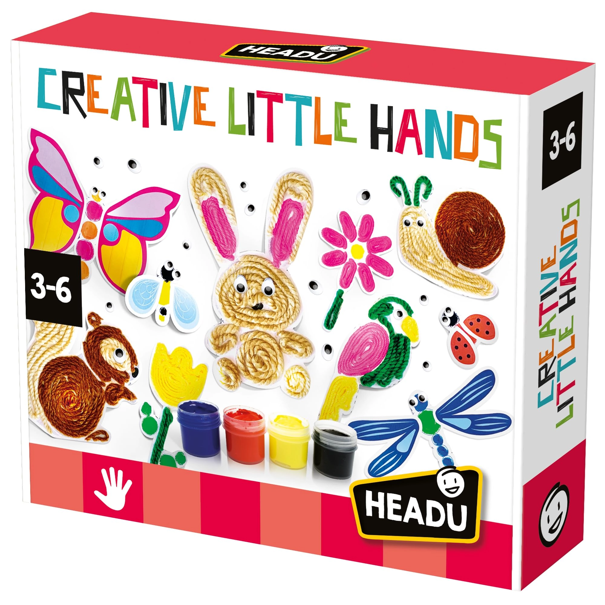 Headu MU54174 - Art & Craft Kit Hedgehog 3 to 6 Years Old
