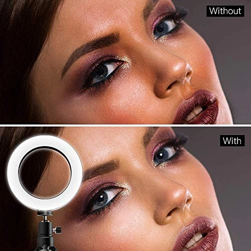 Ring Light LED - 6" Tripod 3 Light Modes