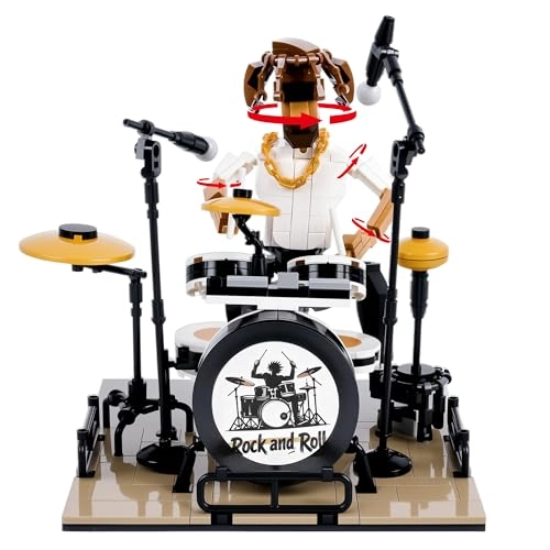 Dynamic Drummer - 428-Piece Poseable Figure