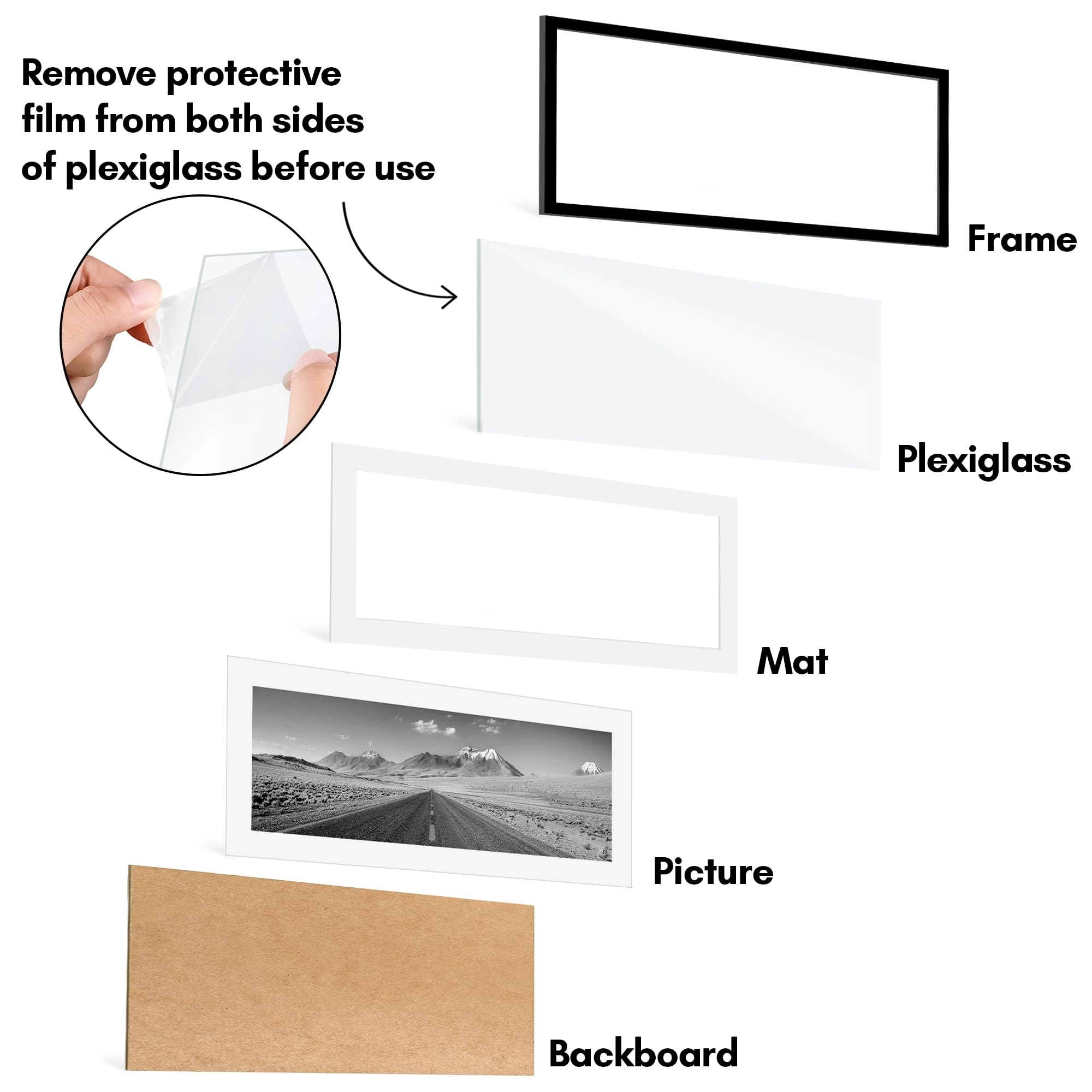 11x27 Picture Frame - 2.0 Count