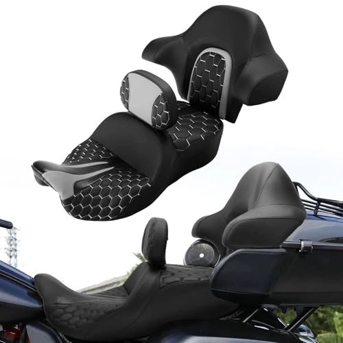 Double Seat Backrest - Harley Road Glide Ultra FLTRU 2016 2017 2018 2019