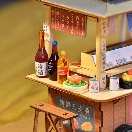Gibbon Sushi Shop - Vintage Japanese