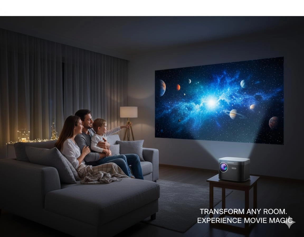 Android 13.0 Smart Projector Ap13-4k 18000 Lumens