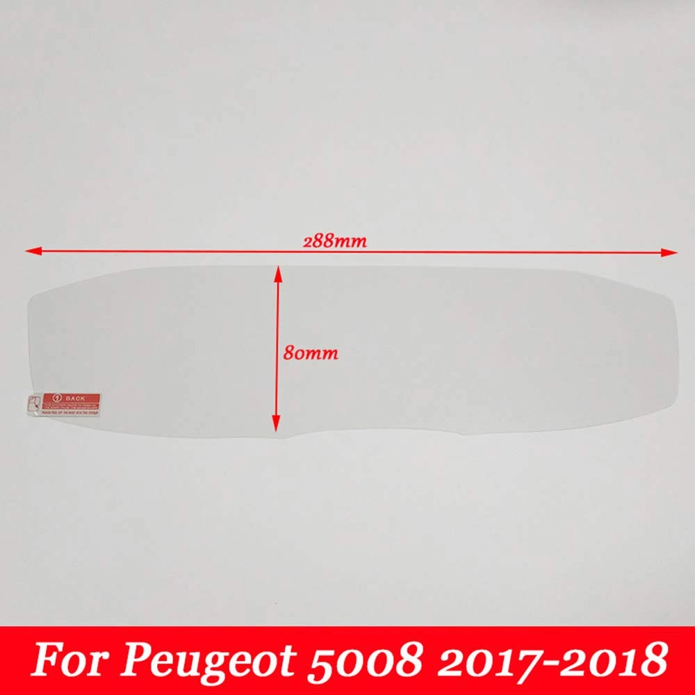 HCDSPSN Car Dashboard Protective Glass Film - Peugeot 3008 4008 5008 2017 2018