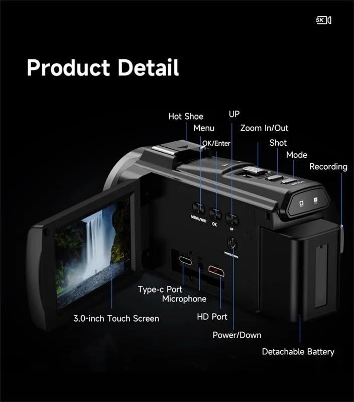 HDV255K - 5K 30FPS 60FPS