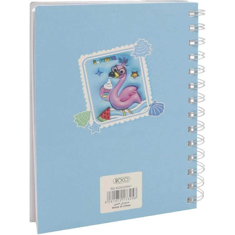 Notebook 19 X 26 cm Spiral - Grid 100 Sheets