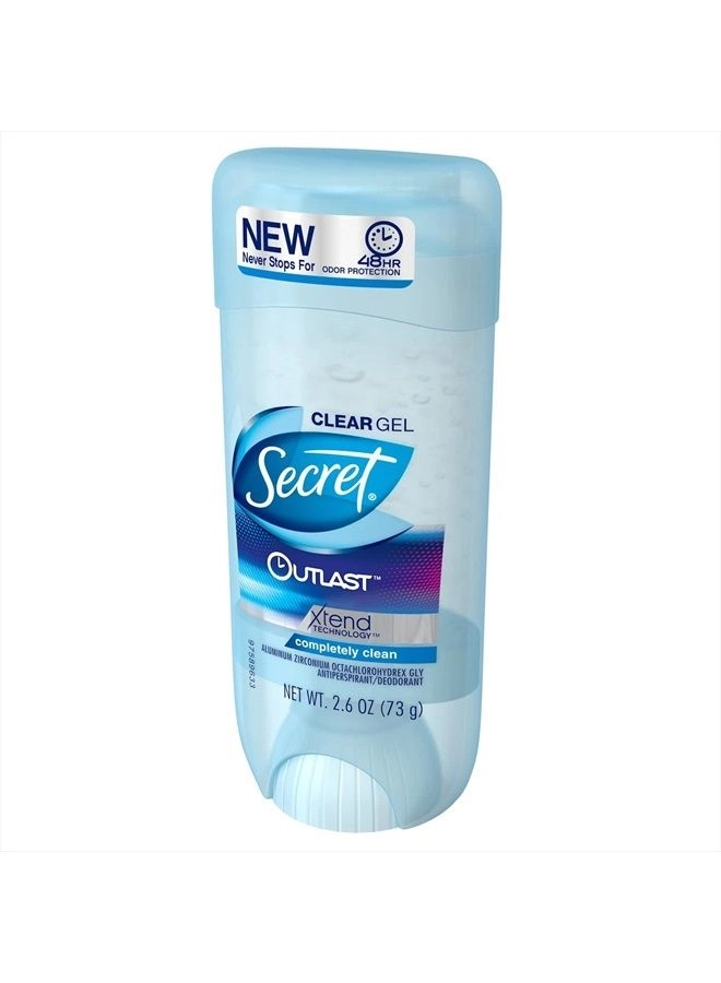 Outlast Antiperspirant and Deodorant Clear Gel - Completely Clean 200 gram