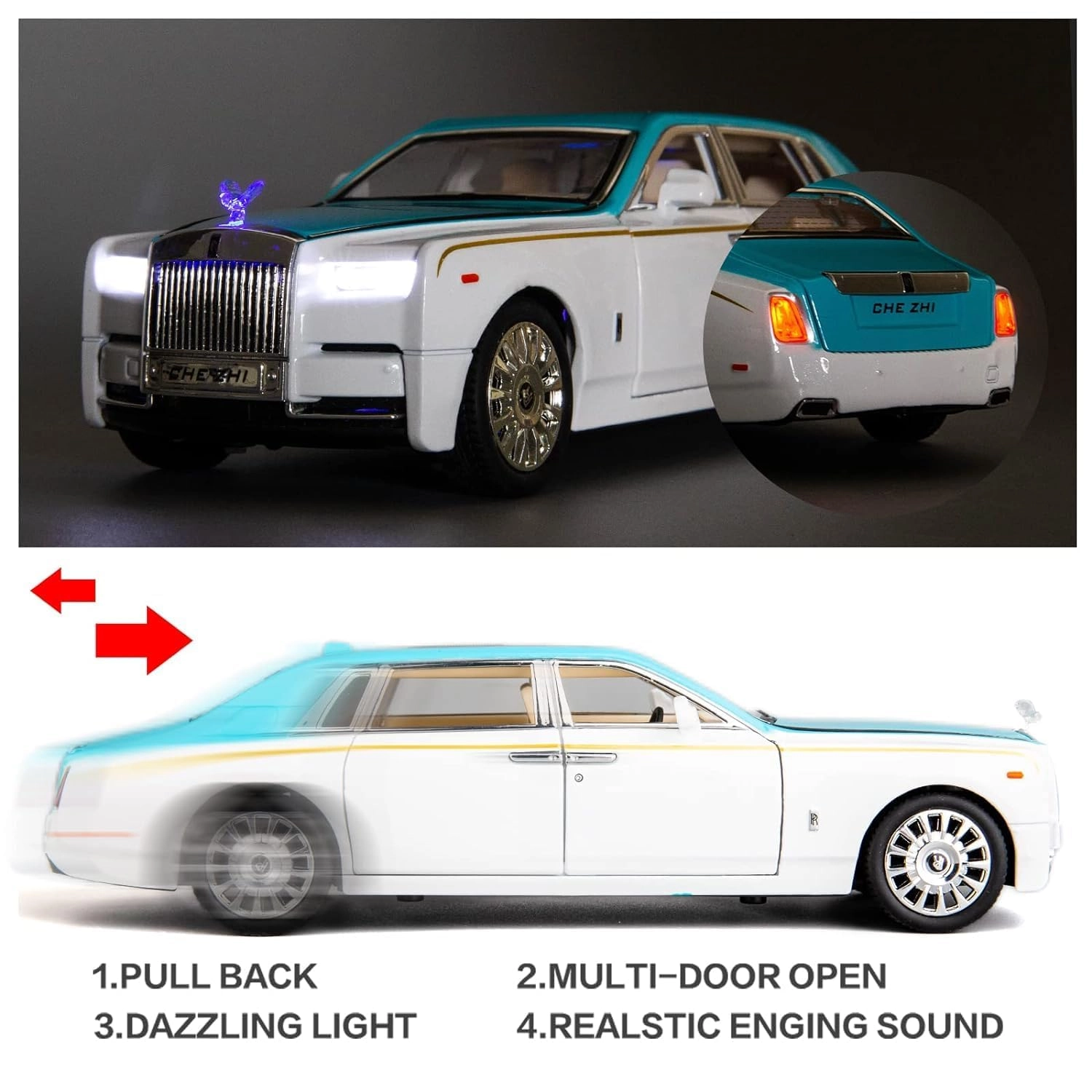 Rolls-Royce Phantom - 1:24 Scale 1.0 Count