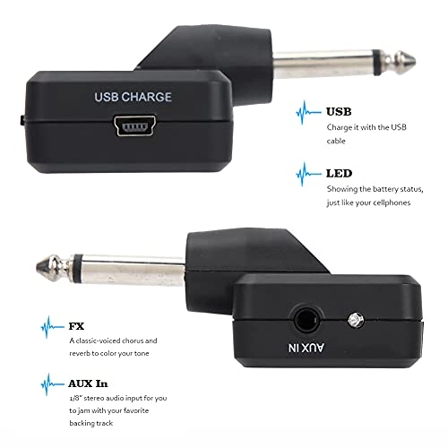 Headphone Amplifier - Portable Rechargeable Distortion Effect
