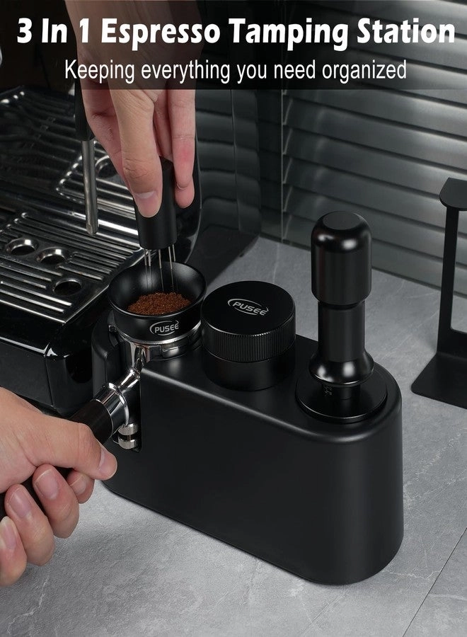 Espresso Knock Box and Tamp Station