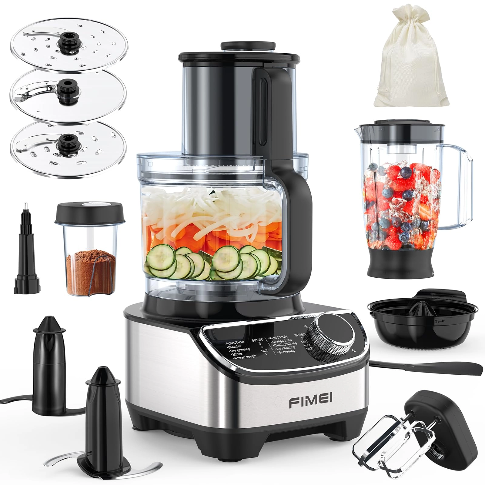 FIMEI Küchenmaschine - 3.5L 1300W
