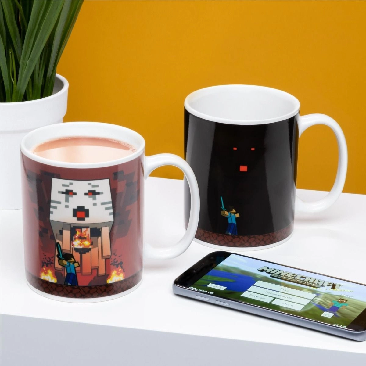 Minecraft Nether Heat Change Mug - 300 ml