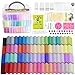 Polymer Clay 72 Colors - Clay 68g 72pcs.