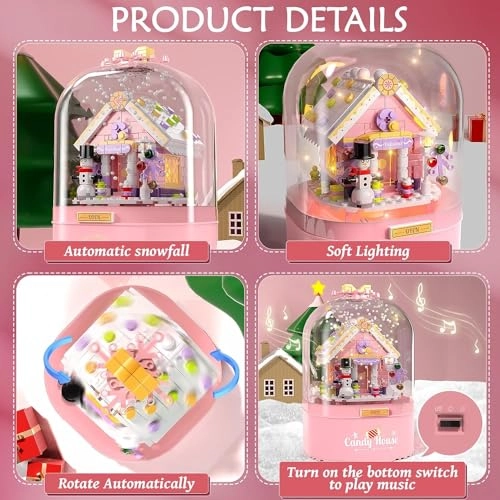 Chritmas Music Box Building Blocks Sets - 298 pcs