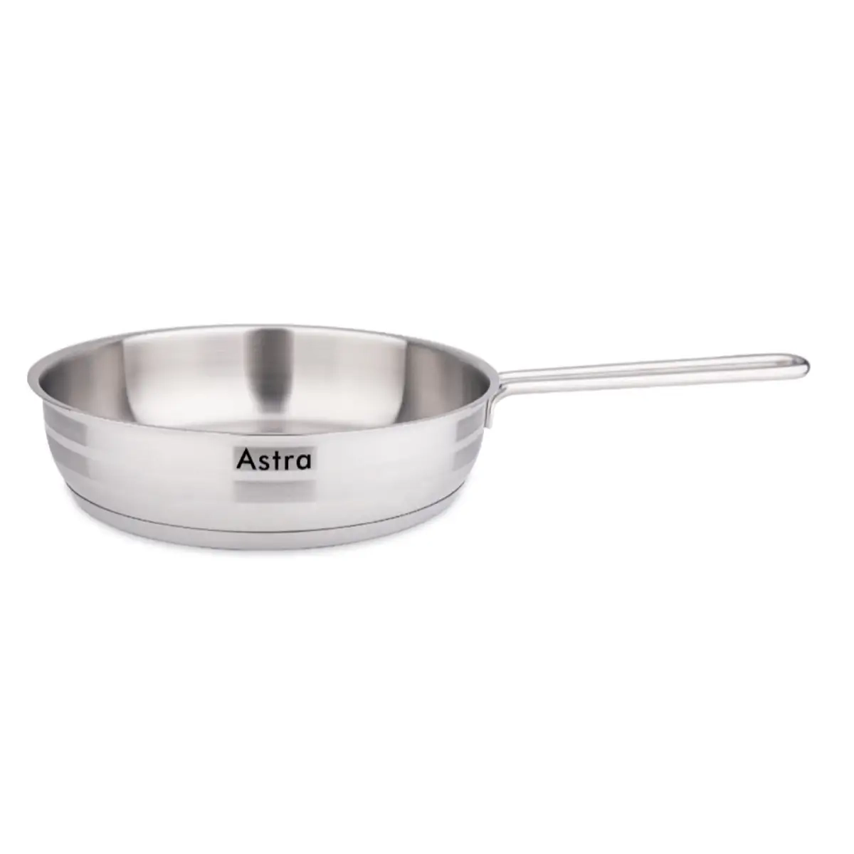 Astra Premium Stainless Steel Fry Pan - 24 x 6 cm
