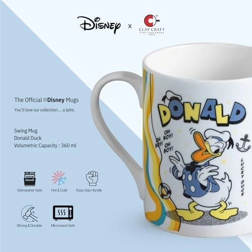 Donald Duck Ceramic Coffee Mug - 360 ml