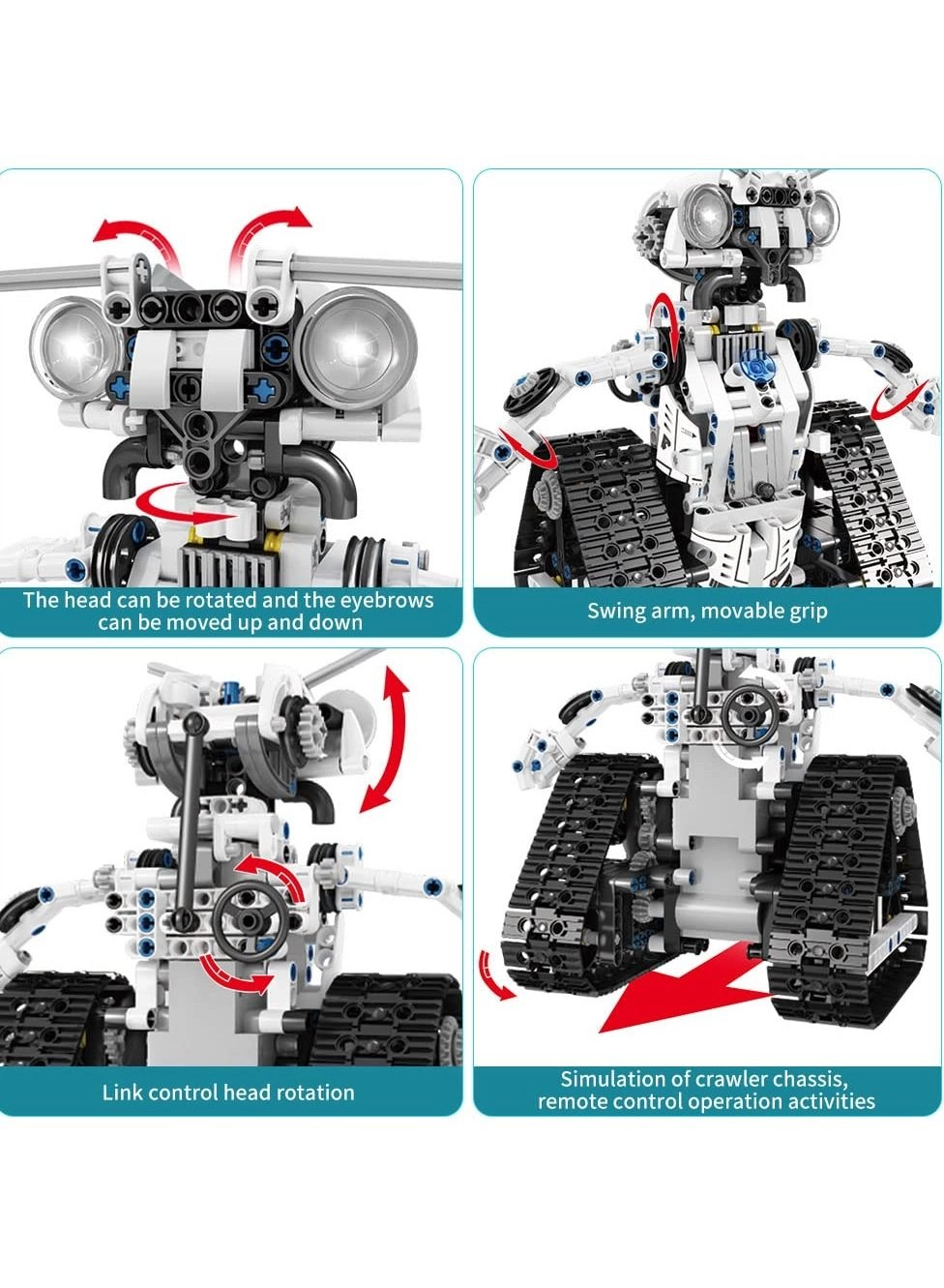 3-in-1 Transformable Electric Robot - Bluetooth Remote Control STEM Educational Toy
