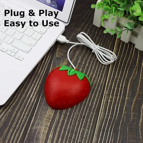 Strawberry Mouse - Wired