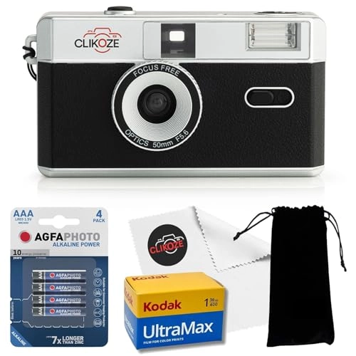 35mm Half-Frame Reloadable Film Camera - fixed-focus