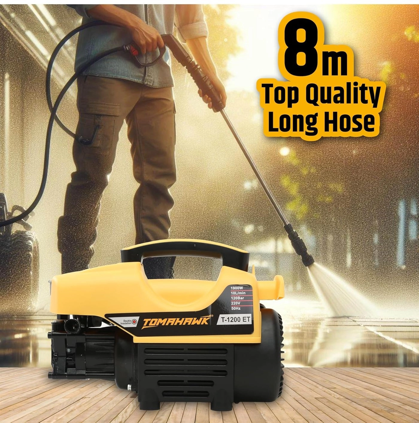 T1200 - 1900W 120 Bar 10Lmin