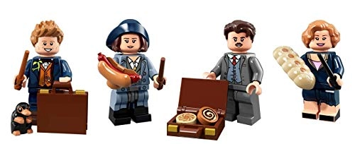 Harry Potter Collectible Minifigures - Newt Scamander, Tina & Queenie Goldstein & Jacob Kowalski