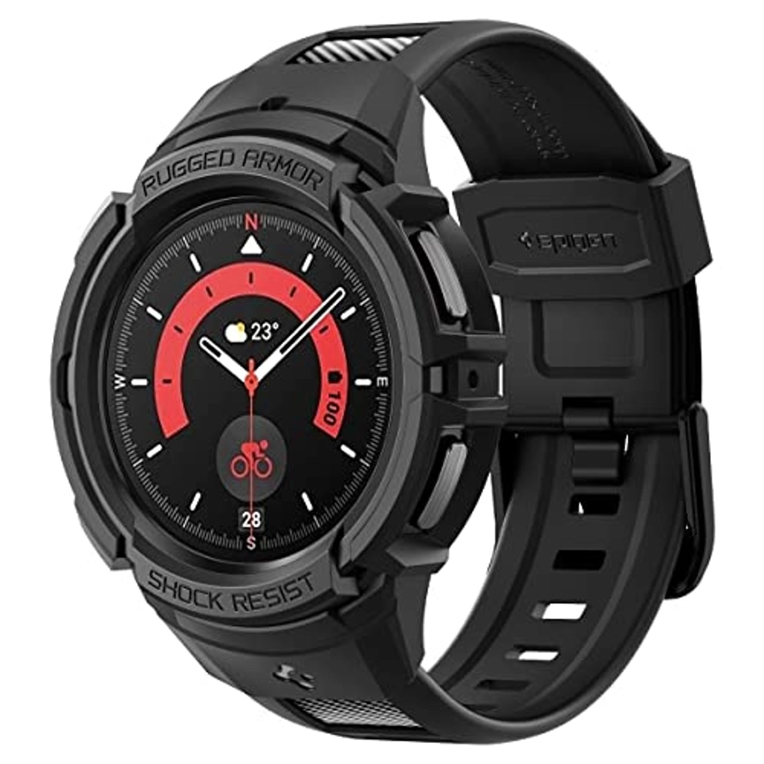 Spigen 16.86 cm Rugged Armor Pro Watch Band for Galaxy Watch Pro - 45mm