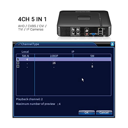 Mini AHD DVR - 4CH 8CH