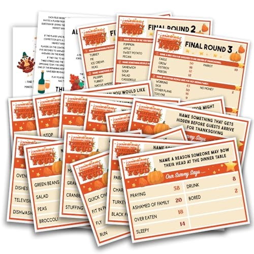 Thanksgiving Friendly Feud Quiz - Adult 1 piece(s)