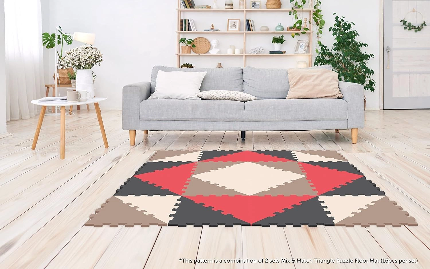 Triangle Puzzle Floor Mat - 10 Months