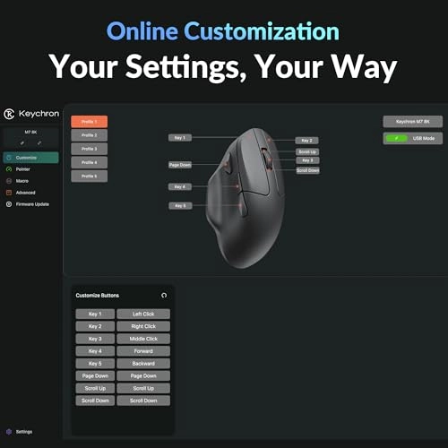 M7 Gaming Mouse - Tri-Mode