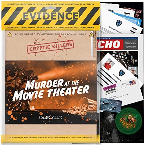 Unsolved Murder Mystery Game: Cold Case File Investigation - Murder at The Movie Theater