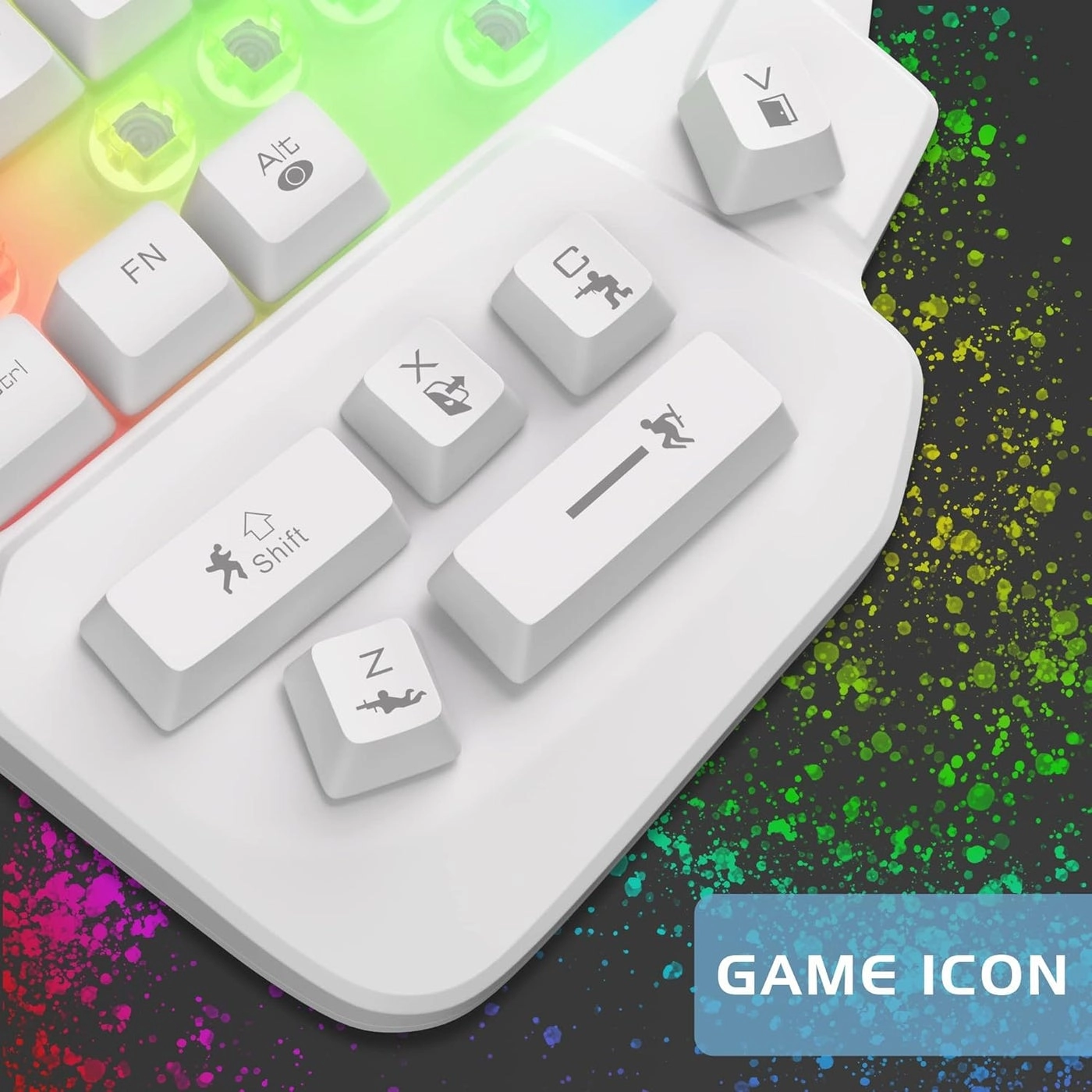 One Handed Gaming Keyboard - ergonomic RF|USB