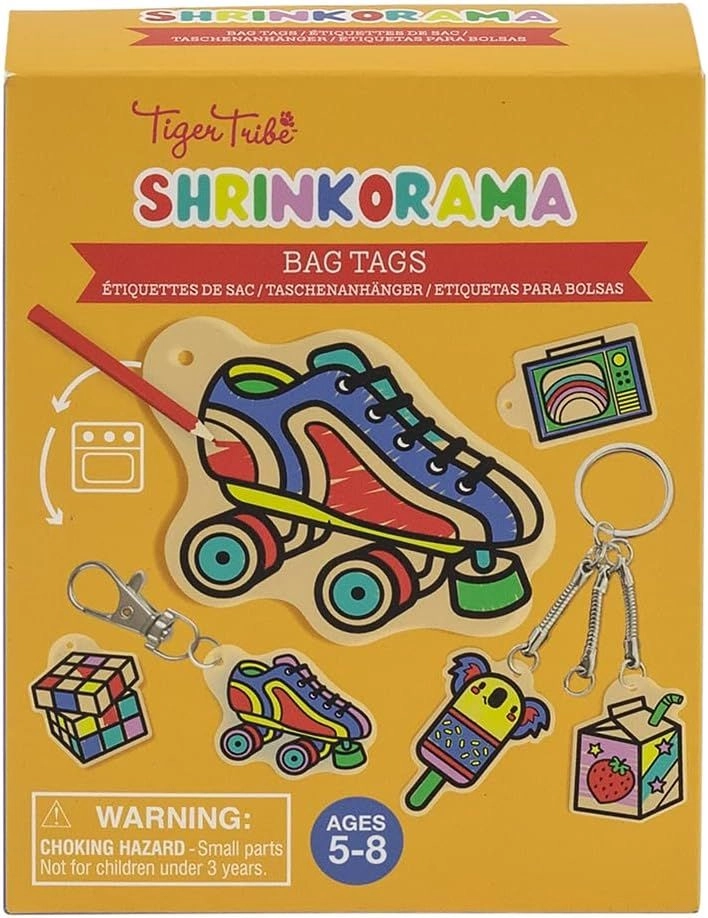 Tiger Tribe Shrinkorama - Bag Tags 5+ years
