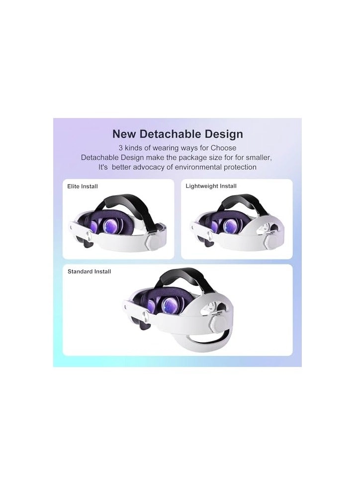 Head Strap - Quest 3 Pressure-Free Elite