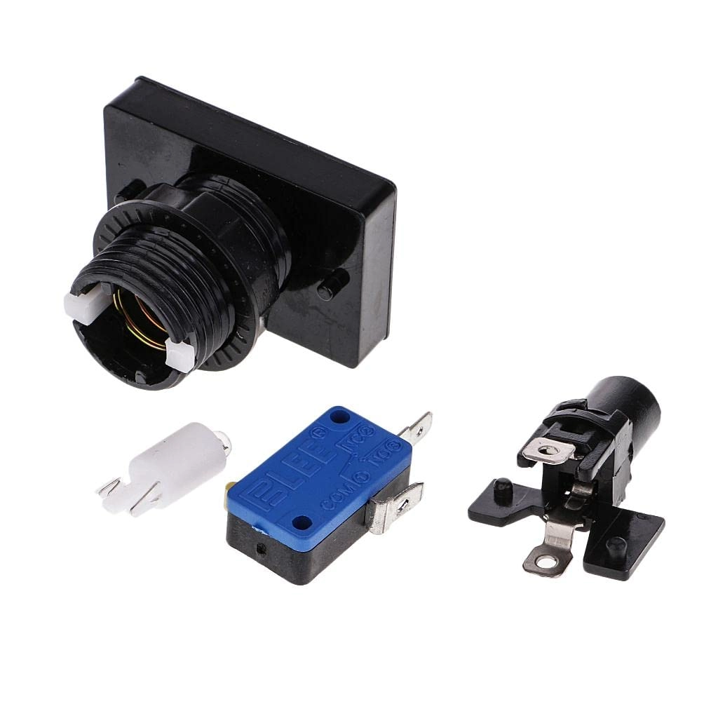 Kosliya Studio Rectangle Arcade Button - LED Illuminated DC 12V