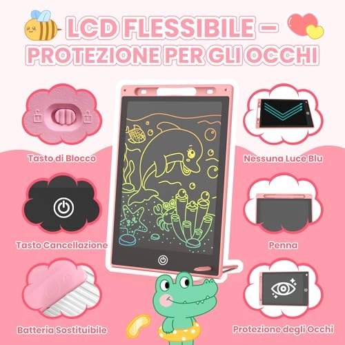 LCD Graphic Tablet - 10 inch Pink