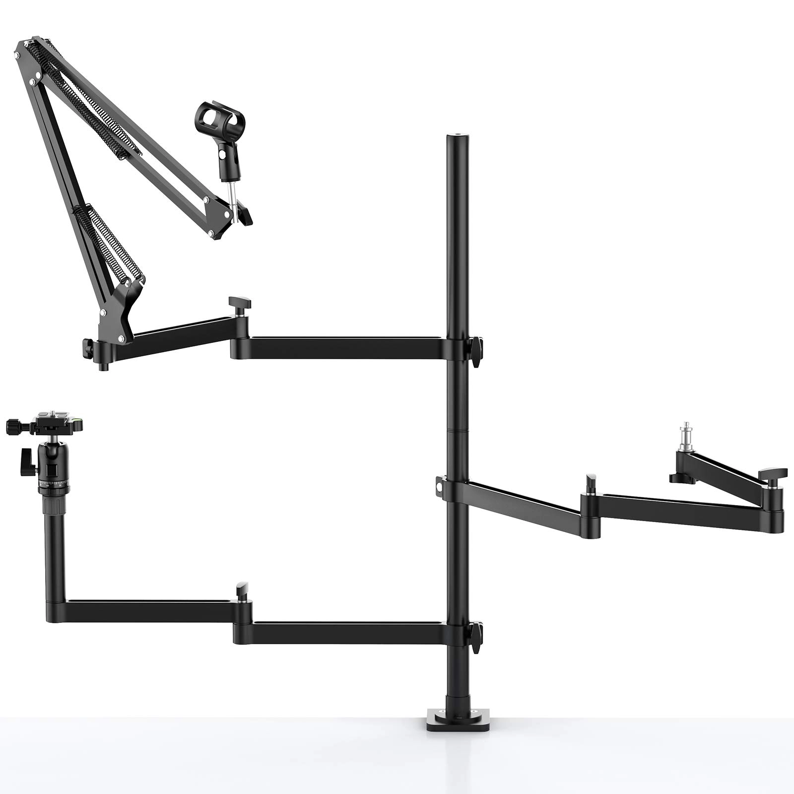 PICTRON LS01 - Live Broadcast Boom Arm Tabletop Mount