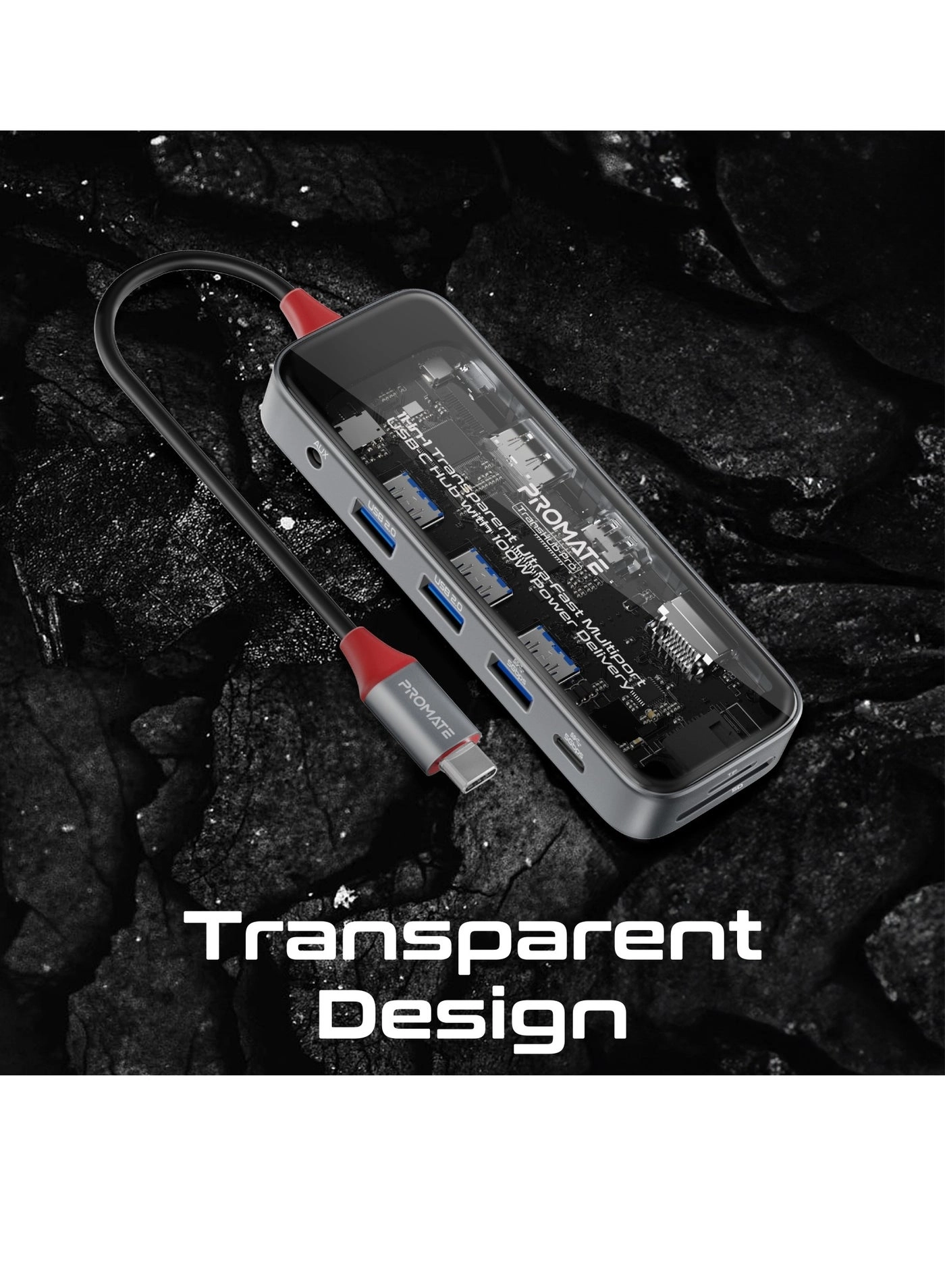 TransHub-Pro - 11-in-1 100W 1000Mbps