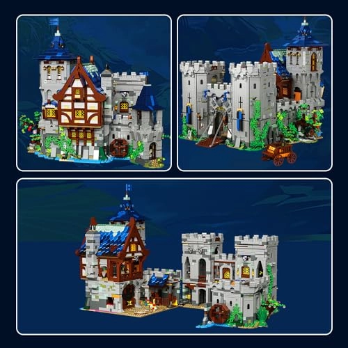 Medieval Waldburg Building Set - MOC Modular Architecture House