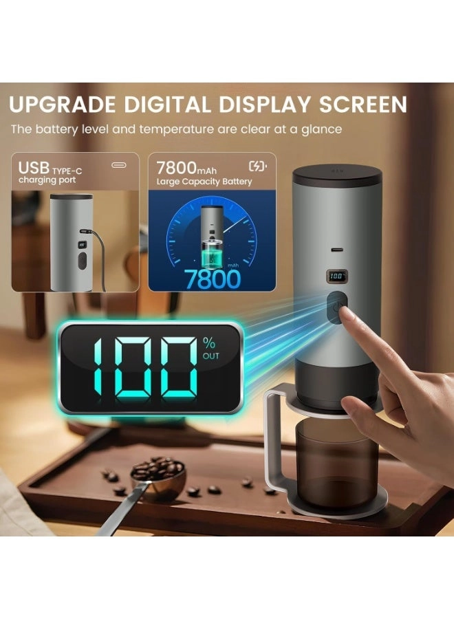 Portable Espresso Maker - Capsule & Ground Coffee