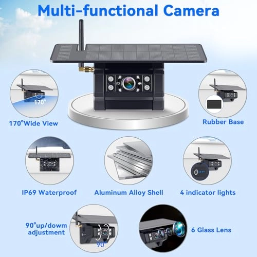 Digital Wireless Dual Backup Camera - Night Vision 1080P