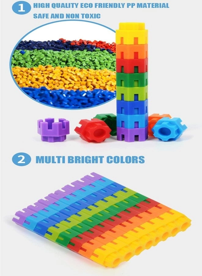 Hexagon Shape Building Blocks - 90 pcs