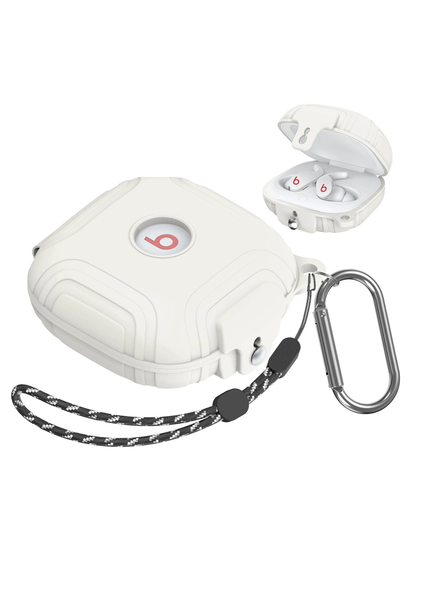 Excefore Beats Fit Pro Case - Shockproof Anti-Lost Lanyard