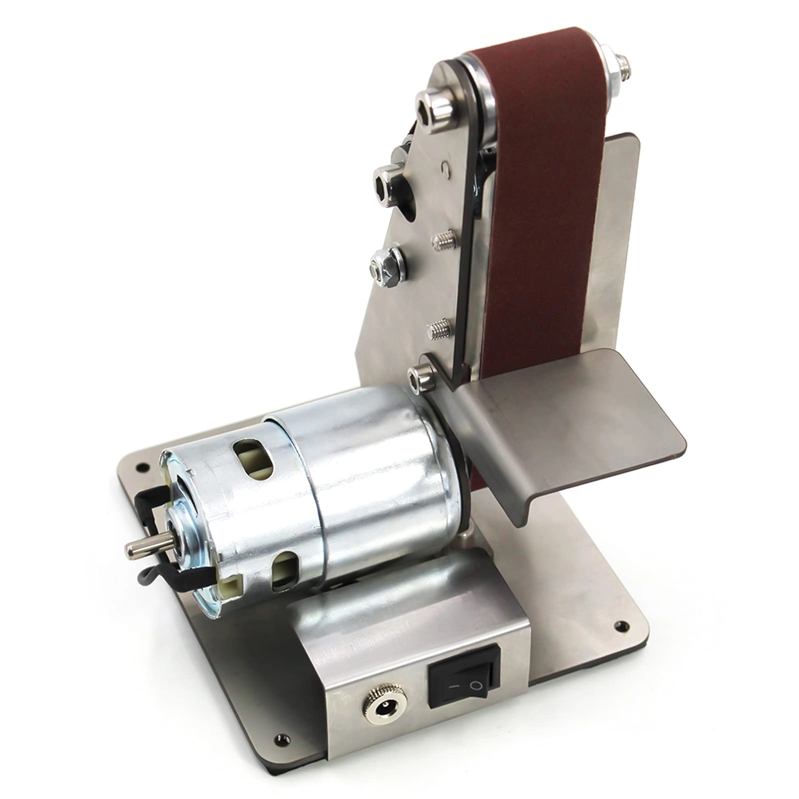 LOESY Electric Mini Vertical Belt Sander - 96W 220V Fixed-Angle Sharpener