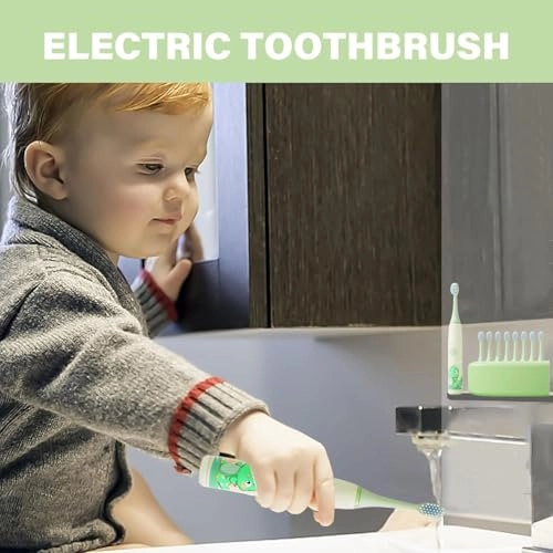 Sonic Rechargeable Kids Electric Toothbrush - 4 Modes 2-Min Timer