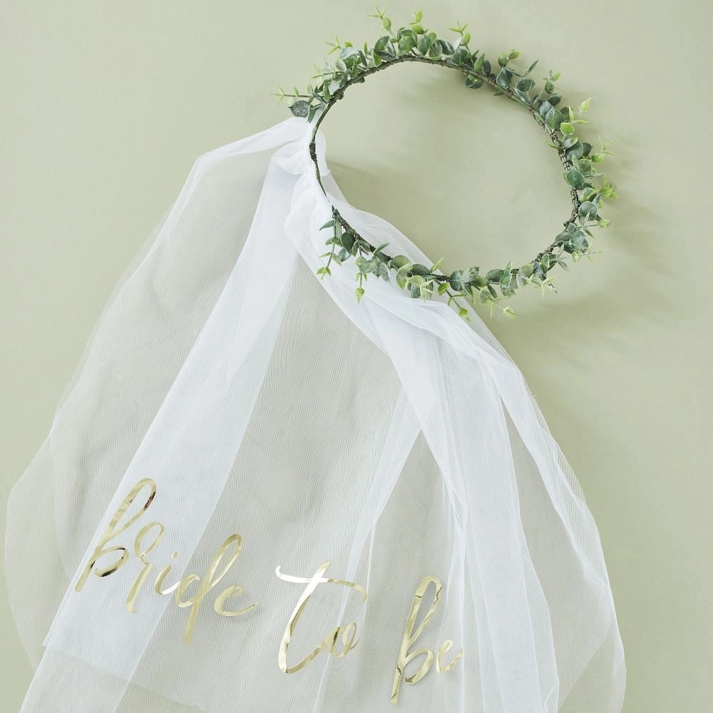 Party Zone Eucalyptus Bridal Crown - 1 piece(s) bachelorette party
